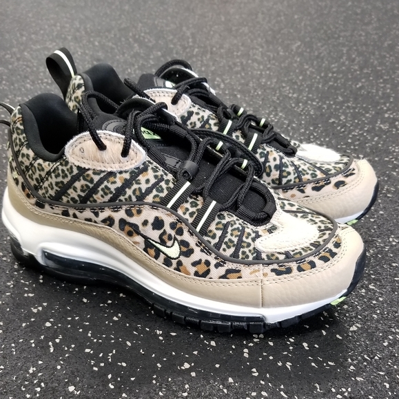 nike air max 98 premium animal white